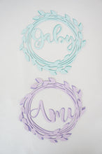 Load image into Gallery viewer, mint and lilac cake topper
