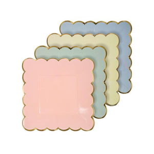 Assorted Pastel Plates (small)