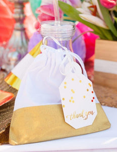 Party Favor Bags - Gold