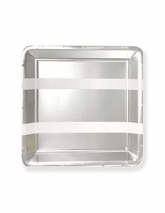 Party Plates (square silver)