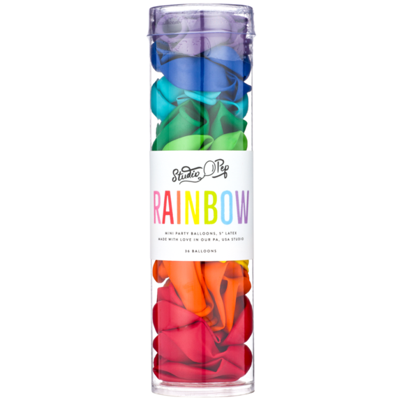 Rainbow Mini Balloons